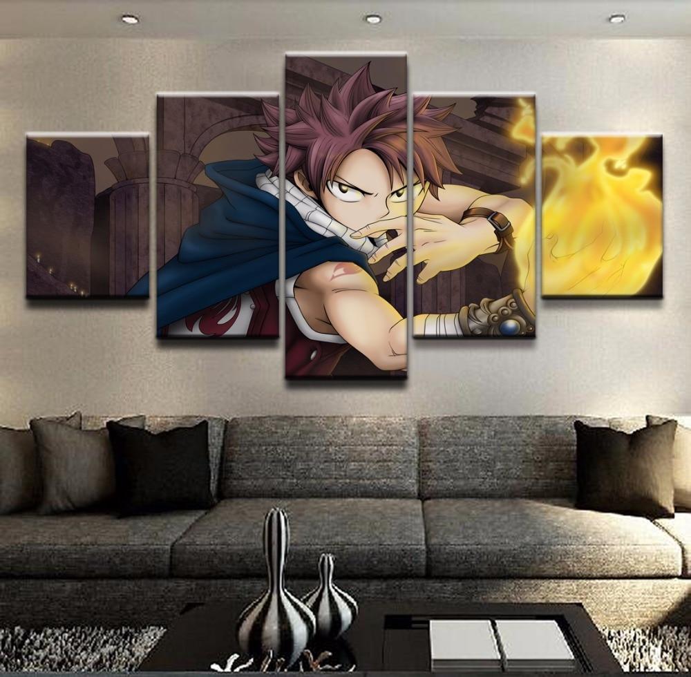 Fairy Tail Natsu Dragneel 1 Anime Canvas Wall Art