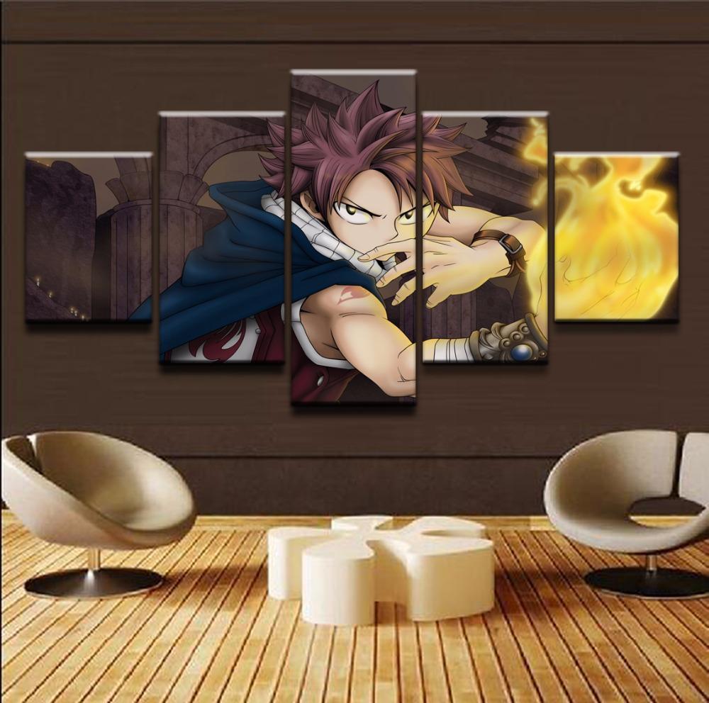 Fairy Tail Natsu Dragneel 1 Anime Canvas Wall Art