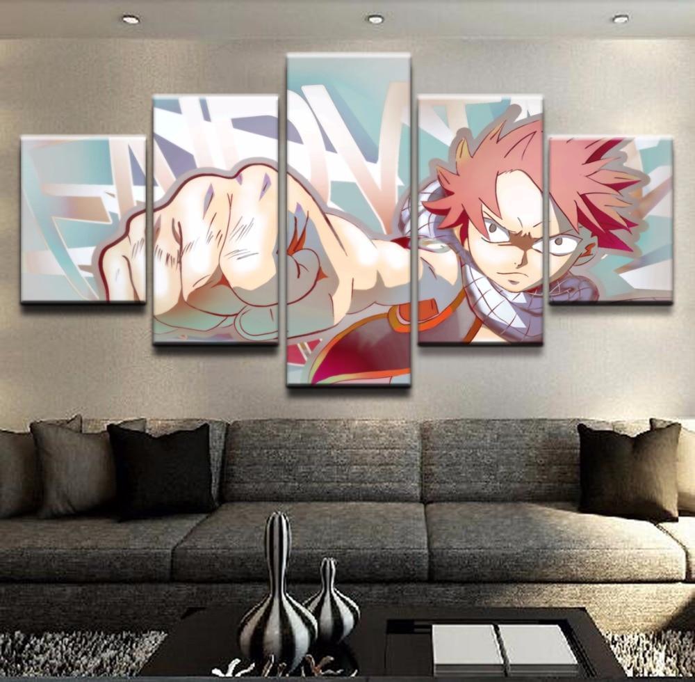 Fairy Tail Natsu Dragneel 2 Anime Canvas Wall Art