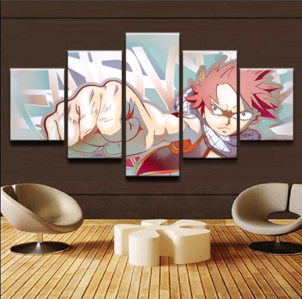 Fairy Tail Natsu Dragneel 2 Anime Canvas Wall Art
