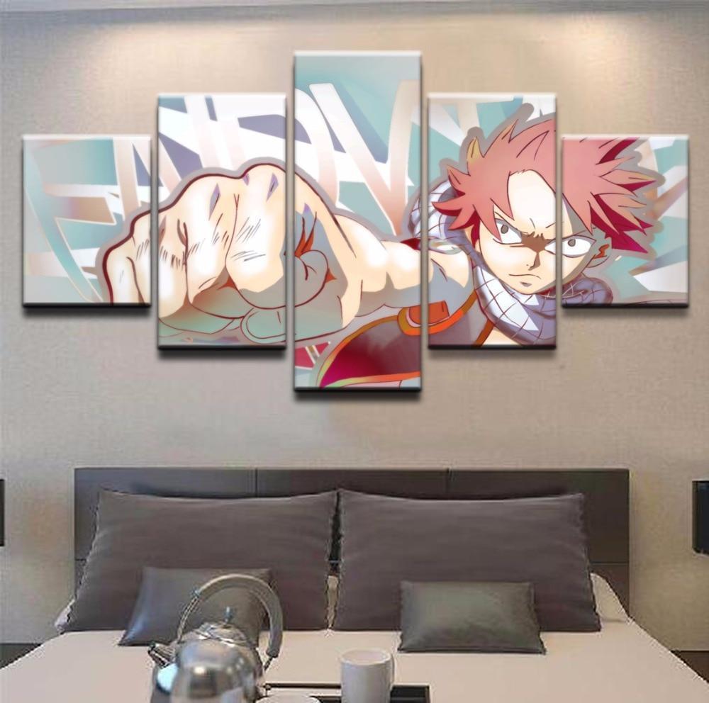 Fairy Tail Natsu Dragneel 2 Anime Canvas Wall Art