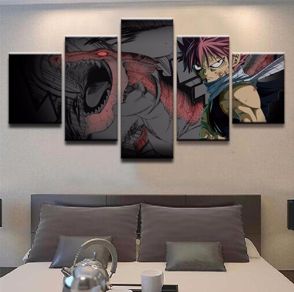 Fairy Tail Natsu Dragneel 3 Anime Canvas Wall Art