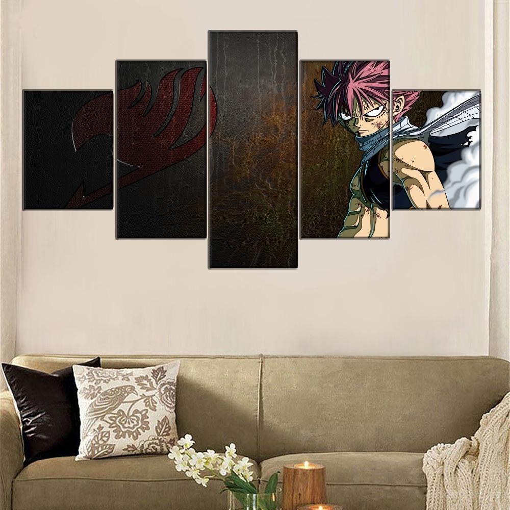 Fairy Tail Natsu Dragneel 9 Anime Canvas Wall Art