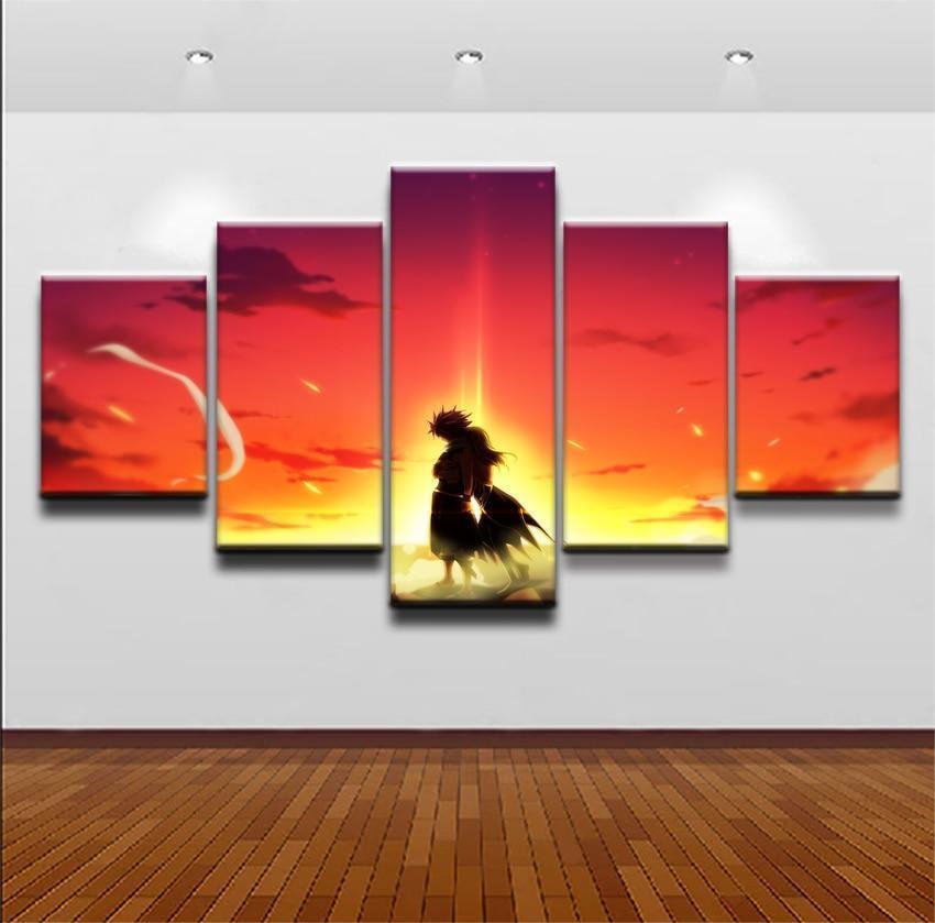 Fairy Tail Natsu Dragneel And Lucy Heartfilia 1 Anime Canvas Wall Art
