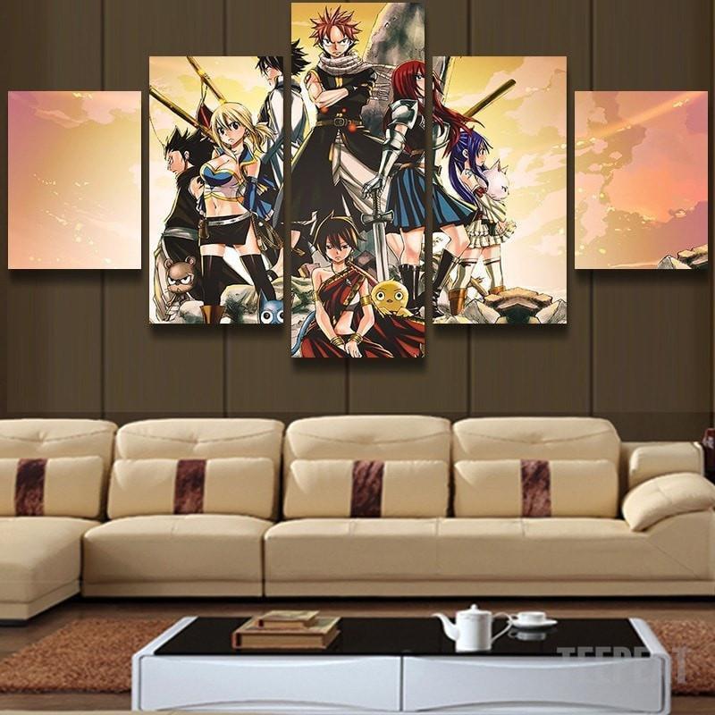 Fairy Tale Anime Canvas Wall Art