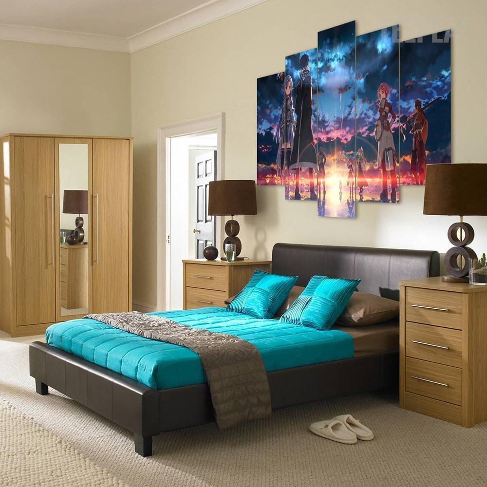 Fairytale "Fade Into Sunset" Anime Canvas Wall Art