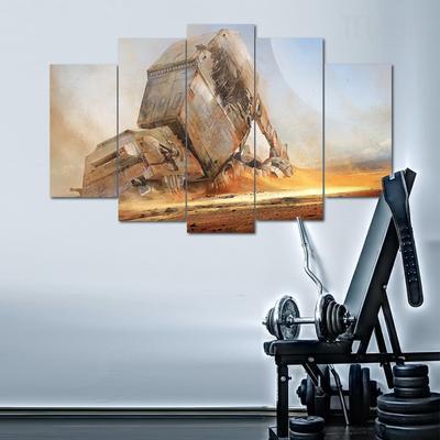 Fallen At At Movie Canvas Wall Art
