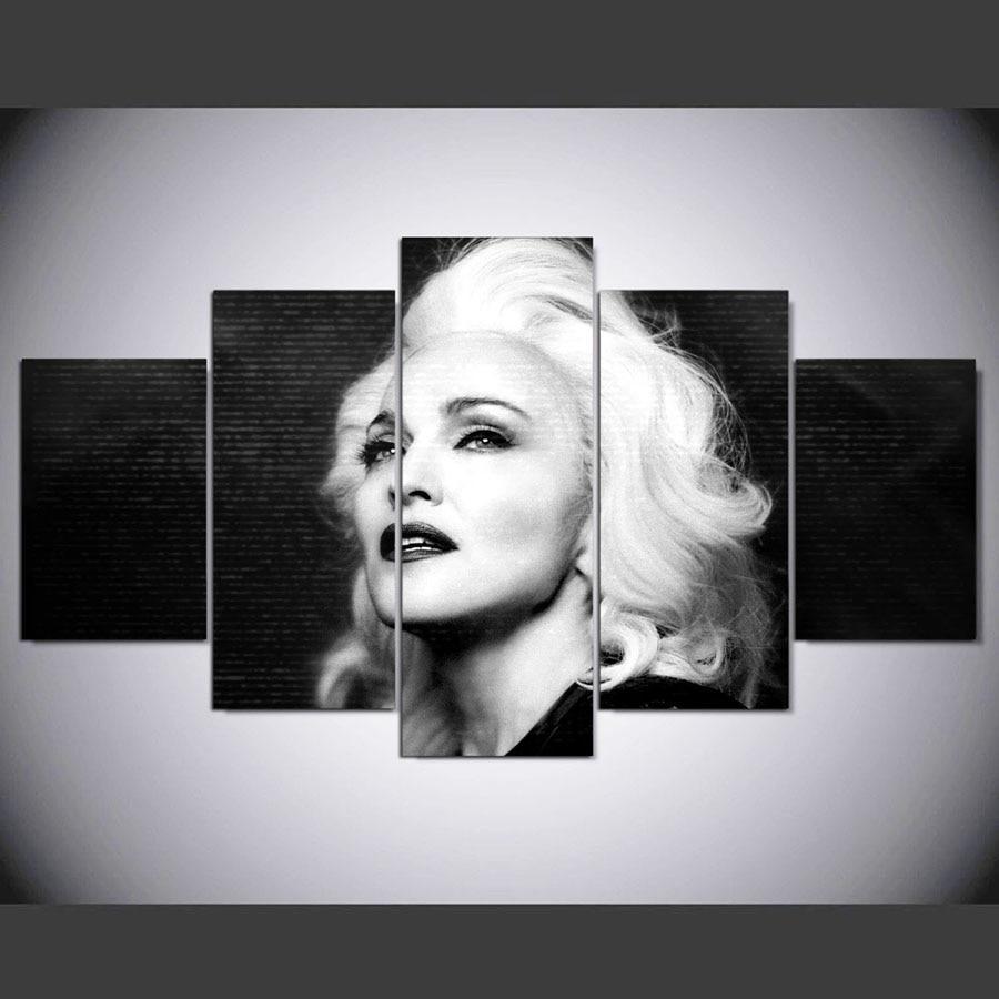 Famous Singer Madonna Canvas Wall Art