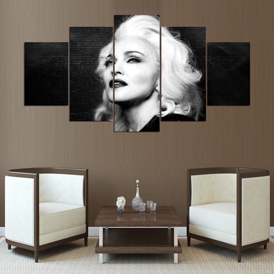 Famous Singer Madonna Canvas Wall Art