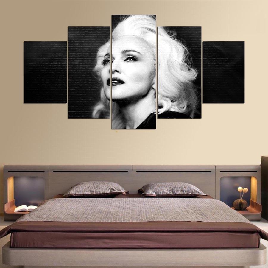 Famous Singer Madonna Canvas Wall Art