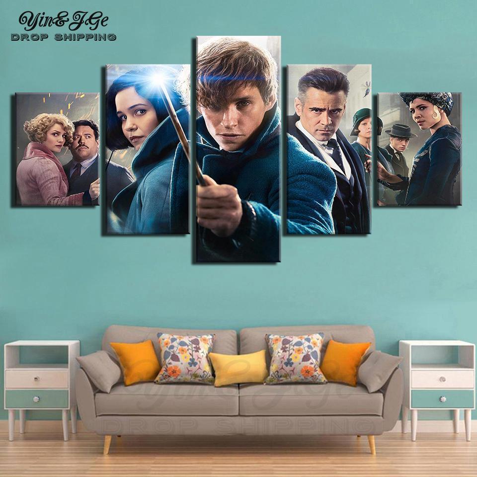 Fantastic Beasts  Canvas Wall Art