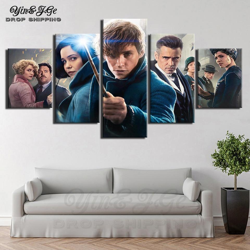 Fantastic Beasts  Canvas Wall Art