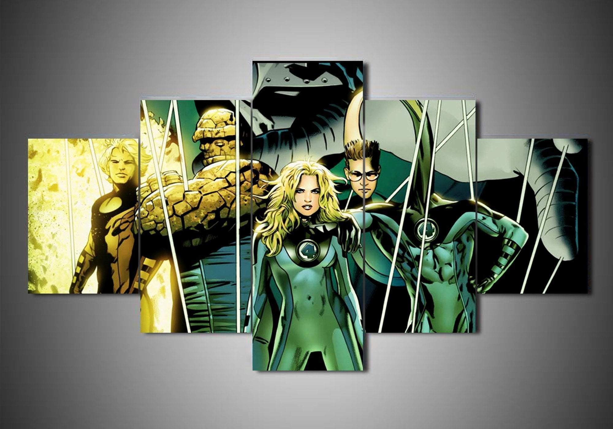 Fantastic Four 4 Marvel Canvas Wall Art
