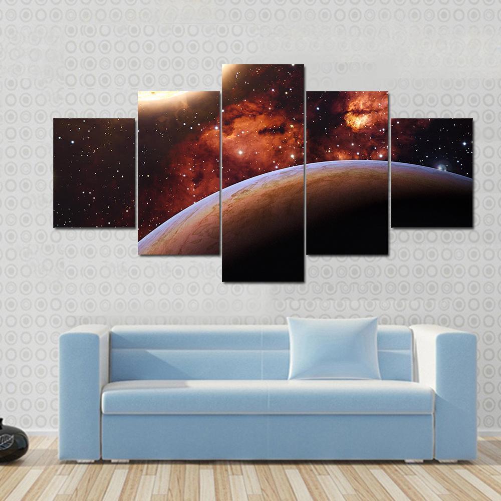 Fantasy Alien Exo Space Canvas Wall Art