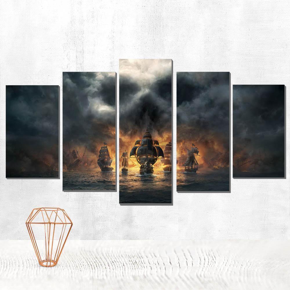 Far Cry 5 Battle On The Sea Gaming Canvas Wall Art