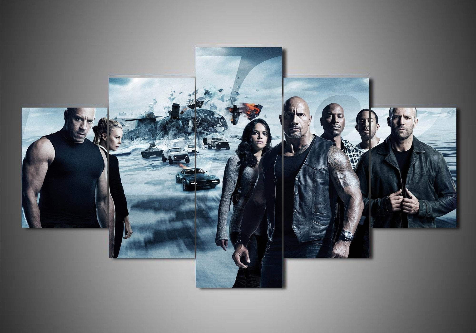 Fast And Furious 1 Movie Canvas Wall Art