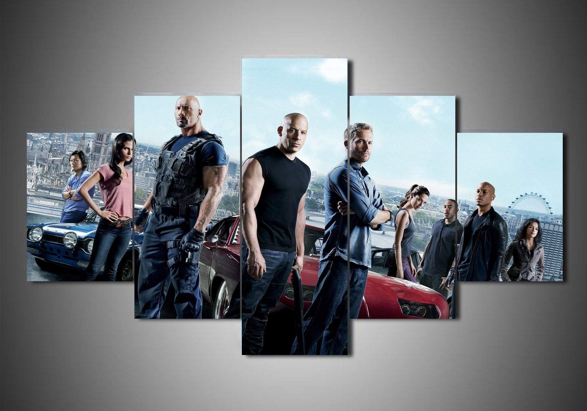Fast And Furious Movie Canvas Wall Art