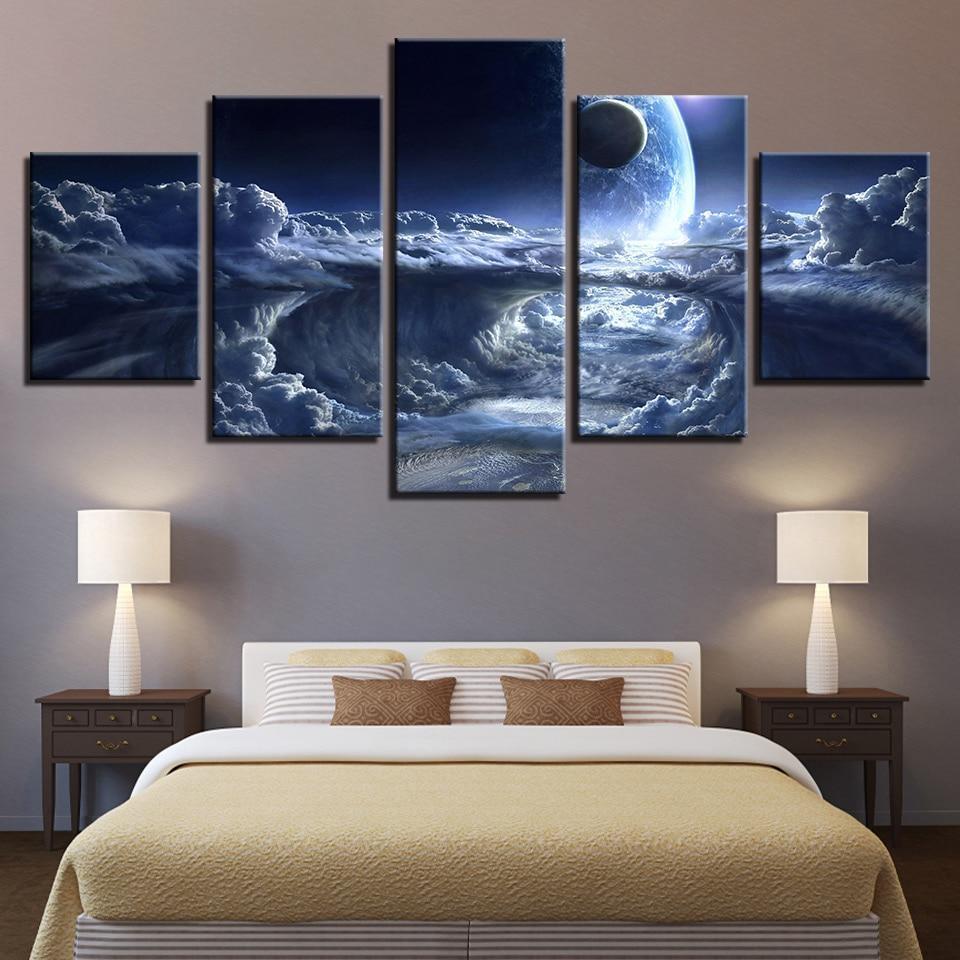 Fiction Space Canvas Wall Art