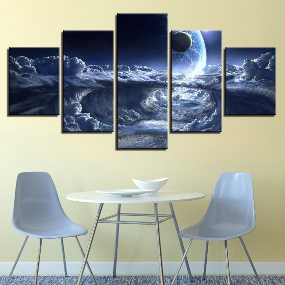 Fiction Space Canvas Wall Art