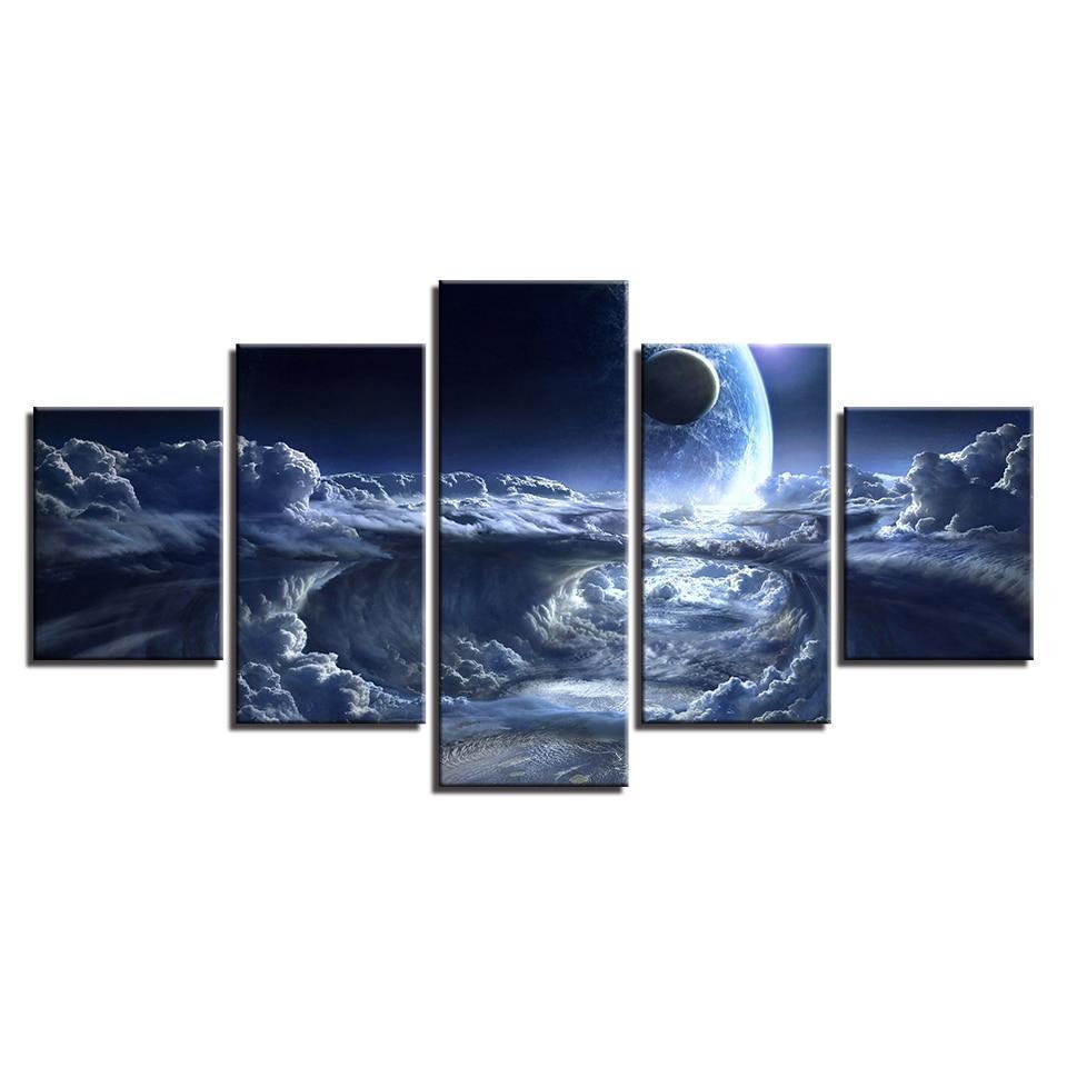 Fiction Space Canvas Wall Art