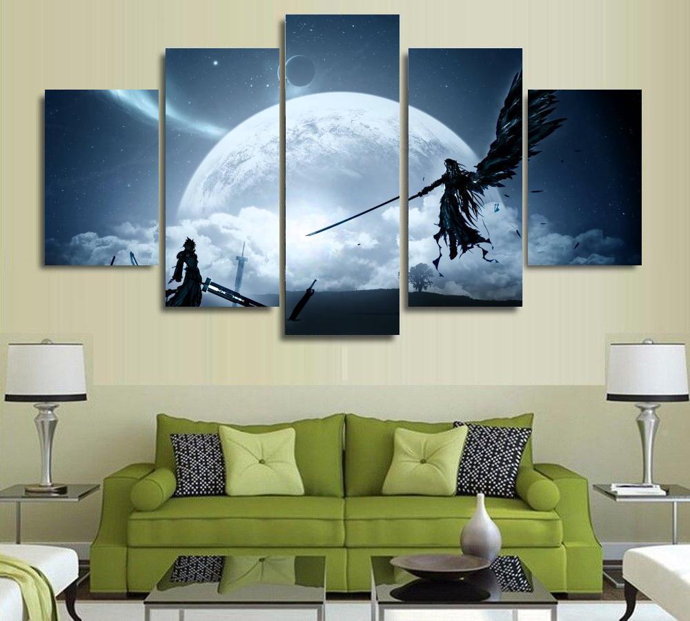 Final Fantasy 7 Anime Canvas Wall Art