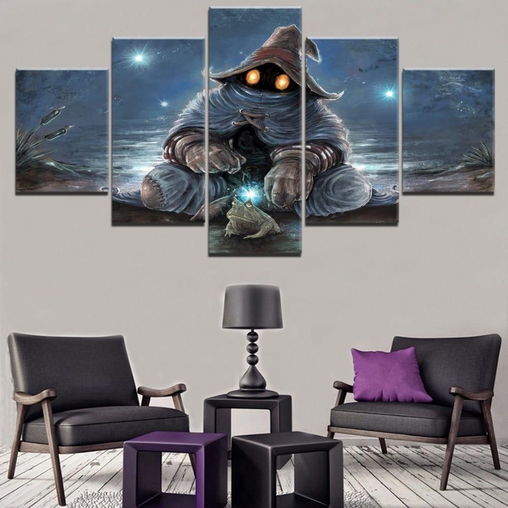 Final Fantasy XIV Black Mage 2 Gaming Canvas Wall Art