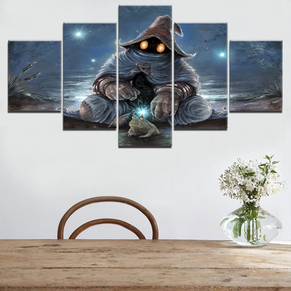 Final Fantasy XIV Black Mage 2 Gaming Canvas Wall Art