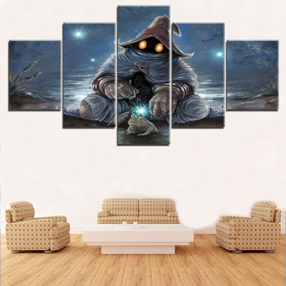 Final Fantasy XIV Black Mage 2 Gaming Canvas Wall Art