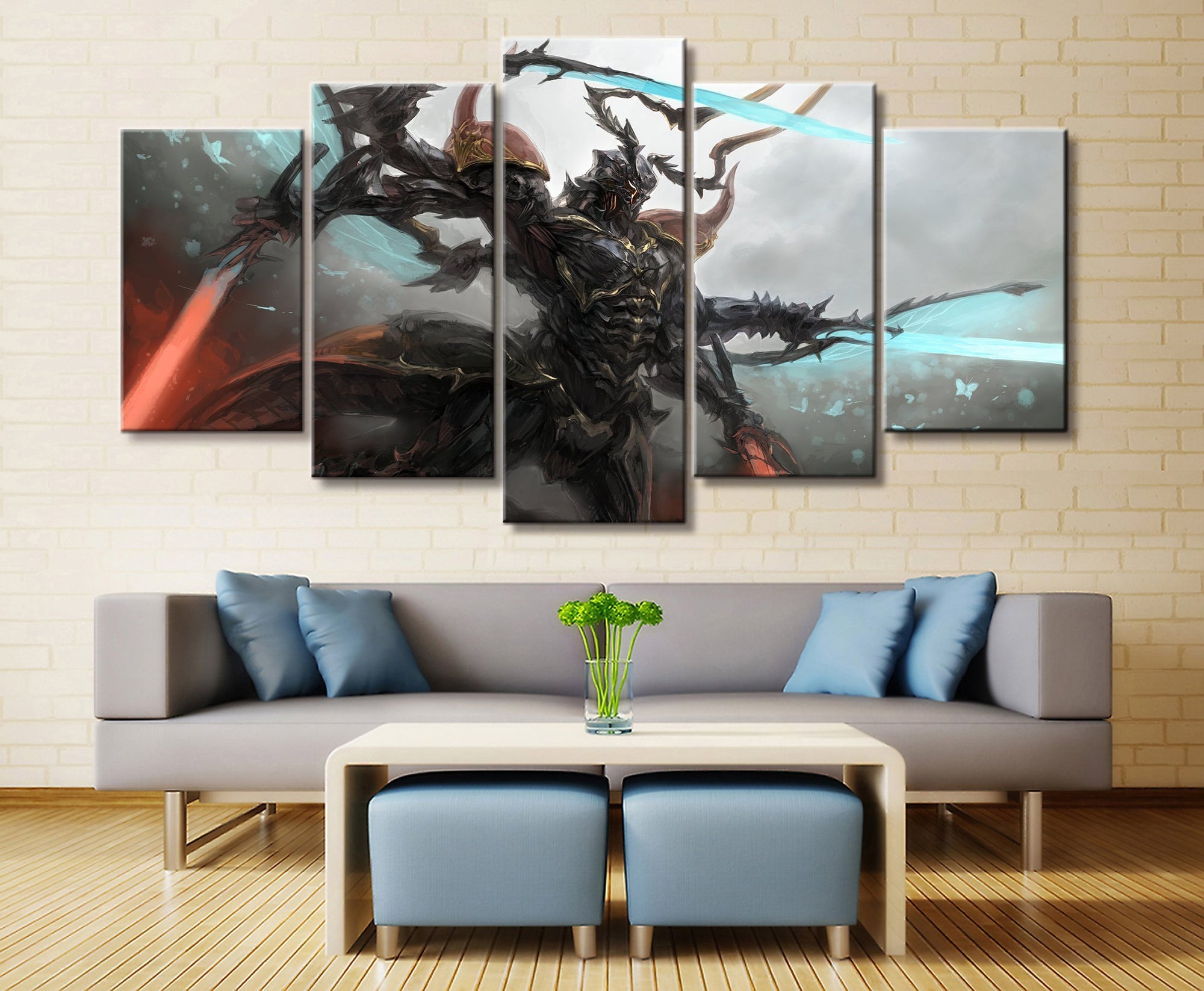 Final Fantasy Characters Poster 2 Gaming Canvas Wall Art