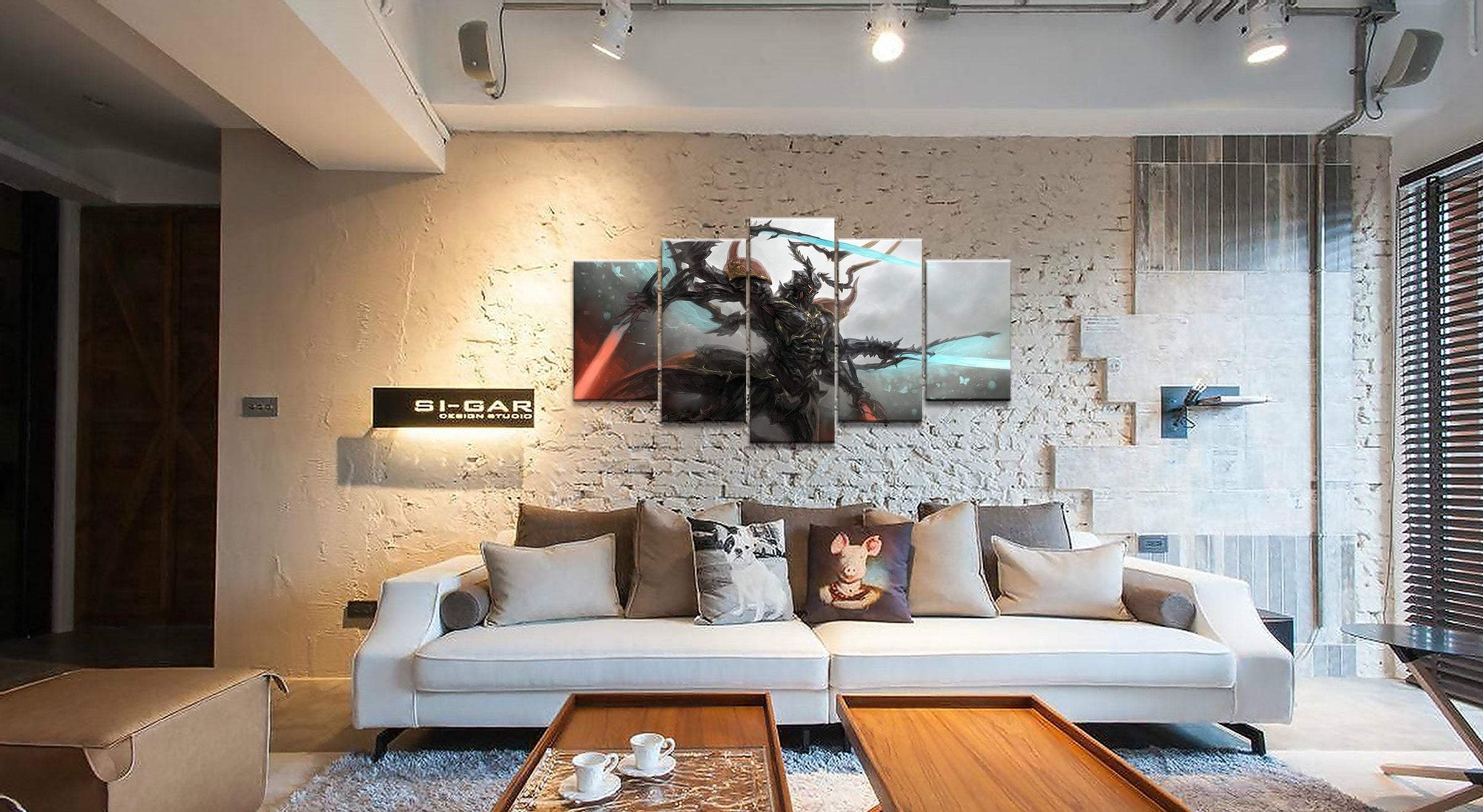 Final Fantasy Characters Poster 2 Gaming Canvas Wall Art