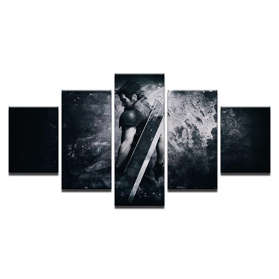 Final Fantasy Characters Poster 1 Gaming Canvas Wall Art