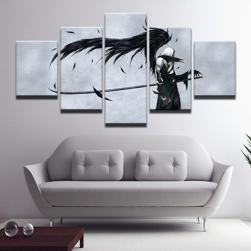 Final Fantasy Characters Poster 6 Gaming Canvas Wall Art