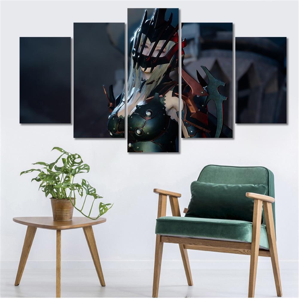Final Fantasy Characters Poster 7 Gaming Canvas Wall Art