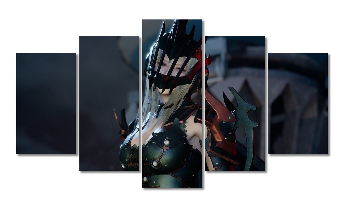 Final Fantasy Characters Poster 7 Gaming Canvas Wall Art