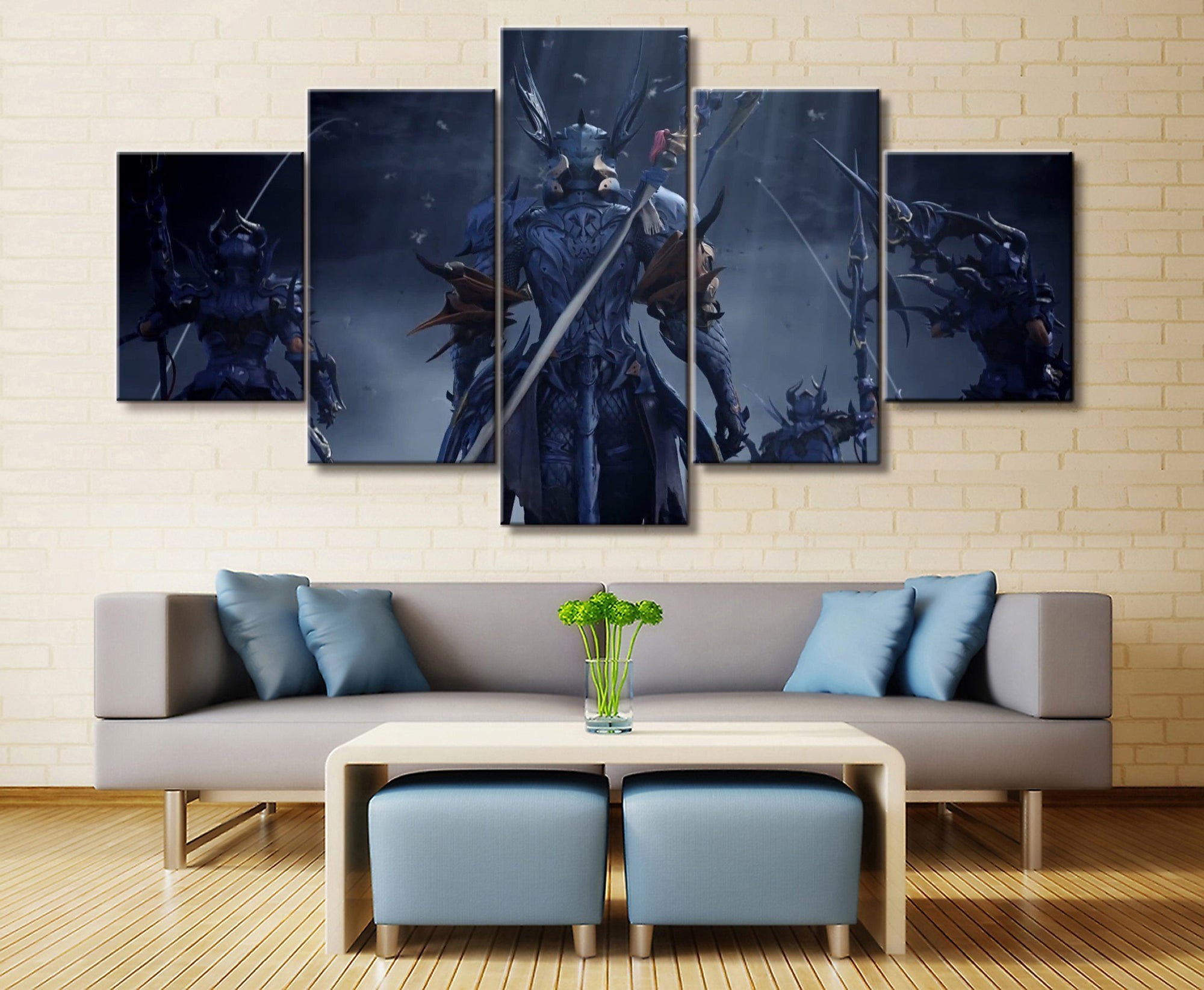 Final Fantasy Characters Poster 3 Gaming Canvas Wall Art