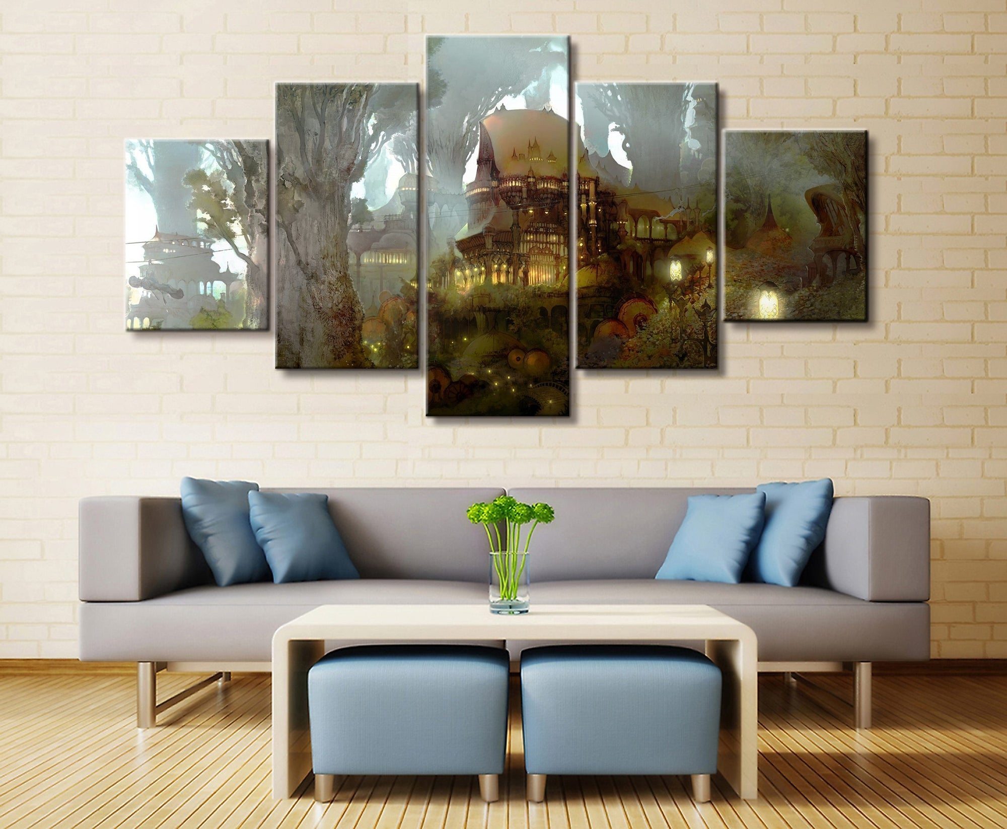 Final Fantasy Landscape 1 Gaming Canvas Wall Art