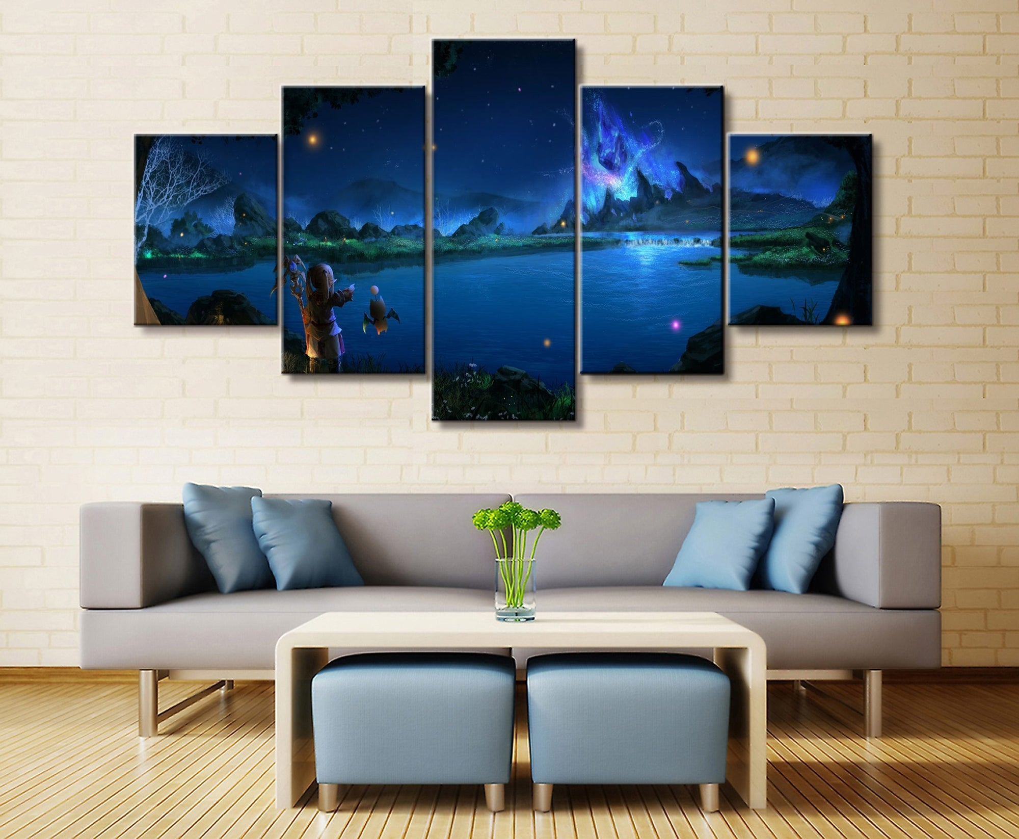 Final Fantasy Landscape 2 Gaming Canvas Wall Art