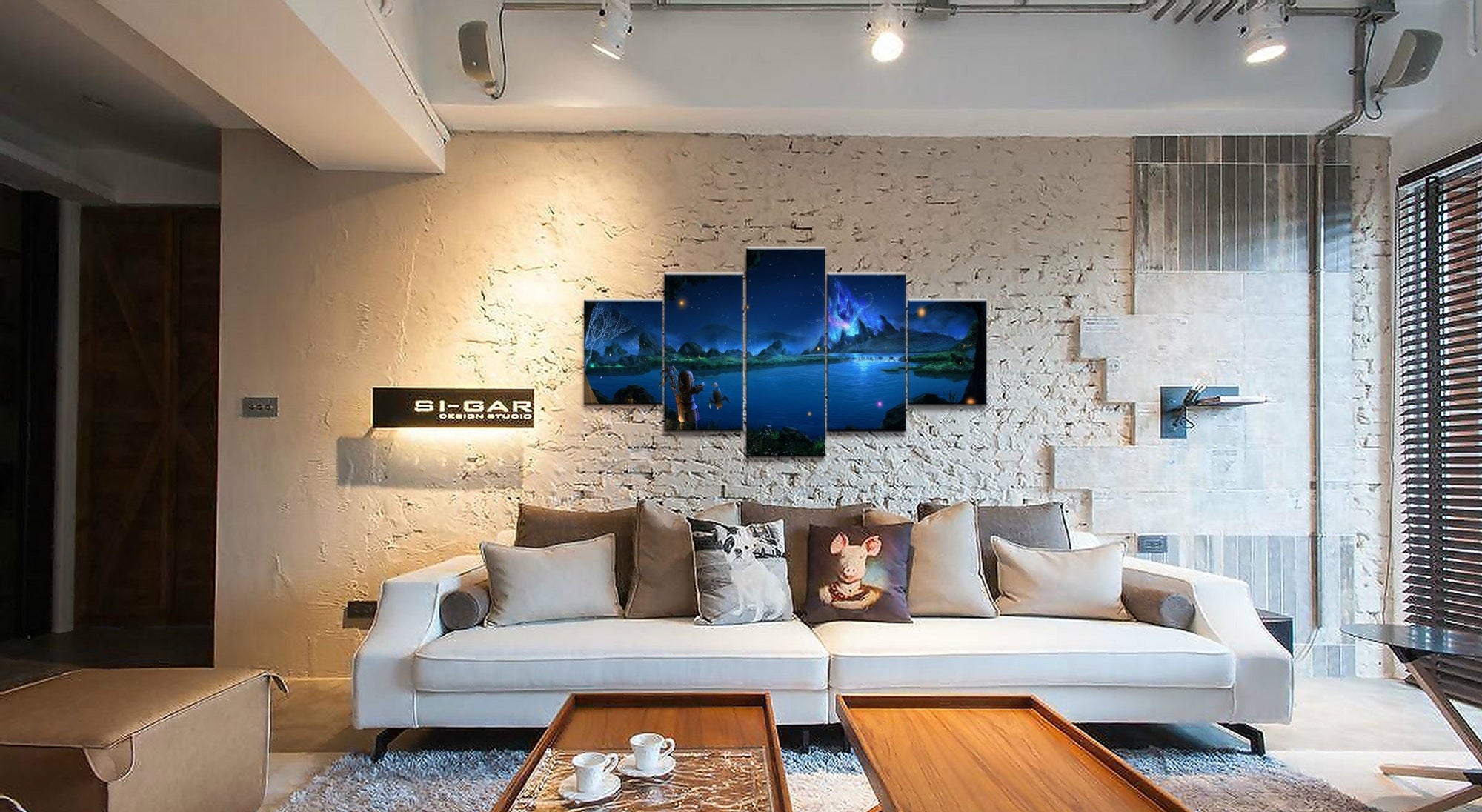 Final Fantasy Landscape 2 Gaming Canvas Wall Art