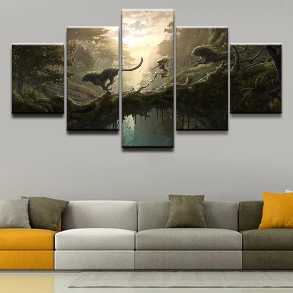 Final Fantasy Landscape 3 Gaming Canvas Wall Art