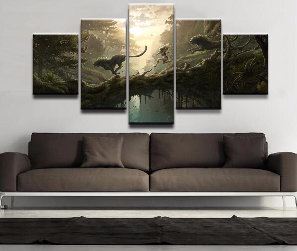 Final Fantasy Landscape 3 Gaming Canvas Wall Art