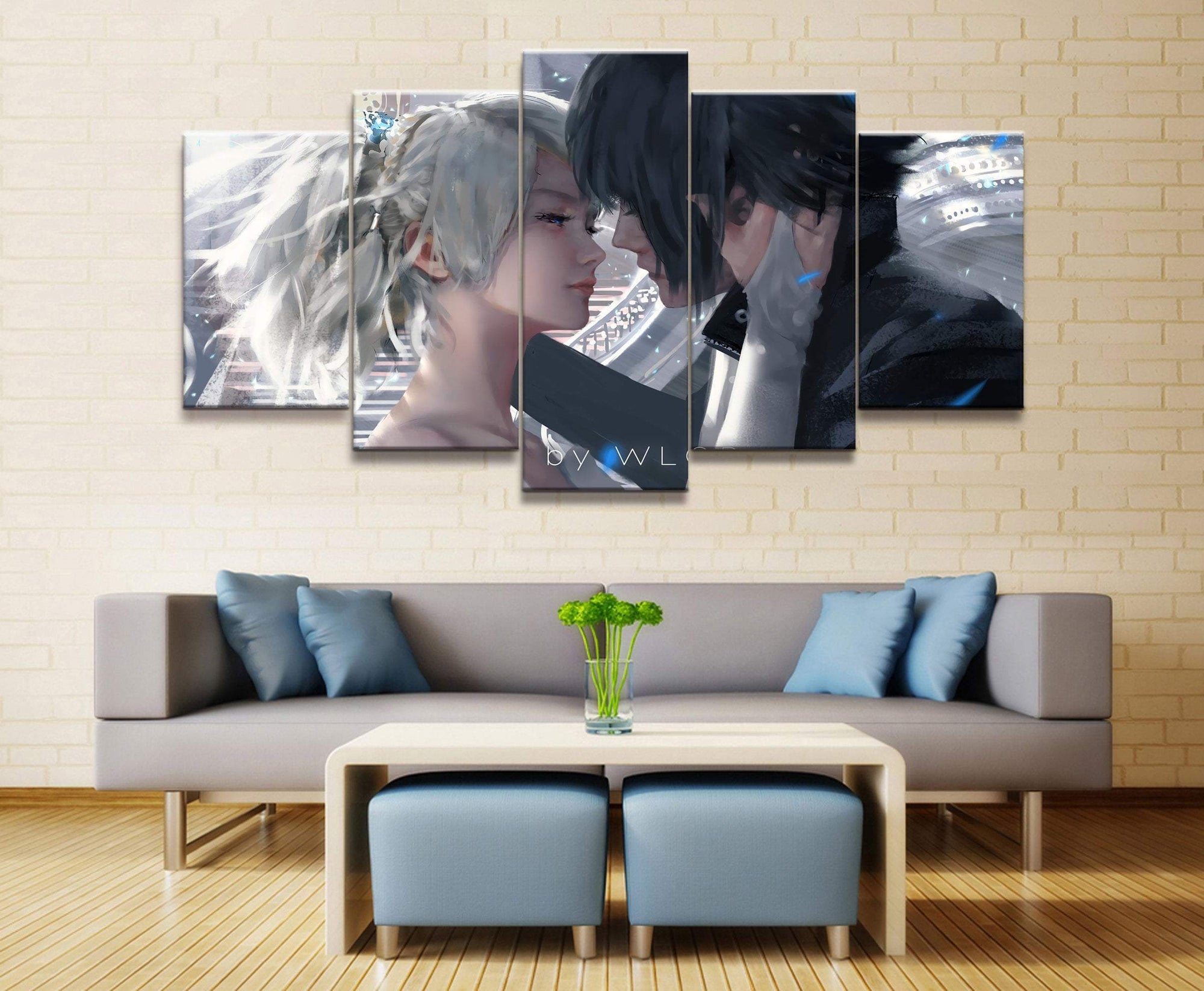 Final Fantasy Lunafreya And Noctis 1 Gaming Canvas Wall Art