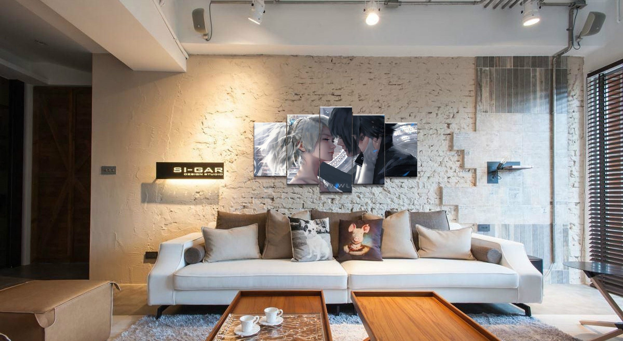 Final Fantasy Lunafreya And Noctis 1 Gaming Canvas Wall Art