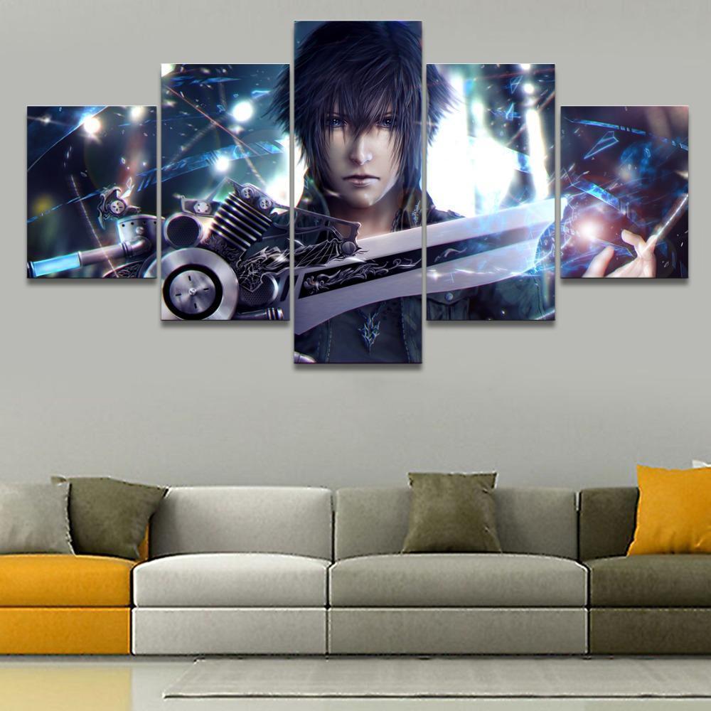 Final Fantasy Noctis Lucis Caelum 1 Gaming Canvas Wall Art