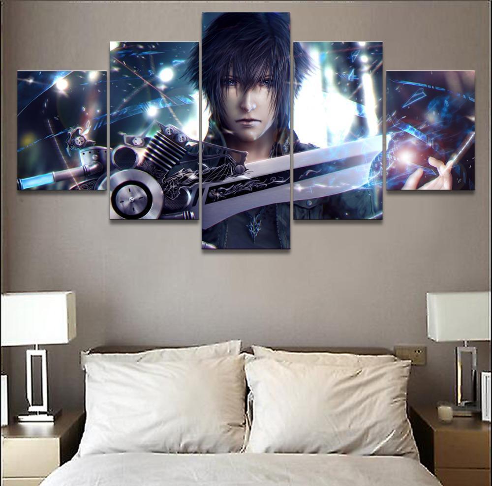 Final Fantasy Noctis Lucis Caelum 1 Gaming Canvas Wall Art