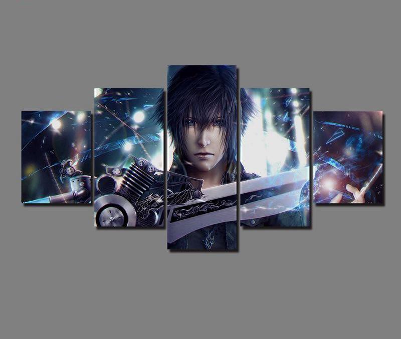 Final Fantasy Noctis Lucis Caelum 2 Gaming Canvas Wall Art