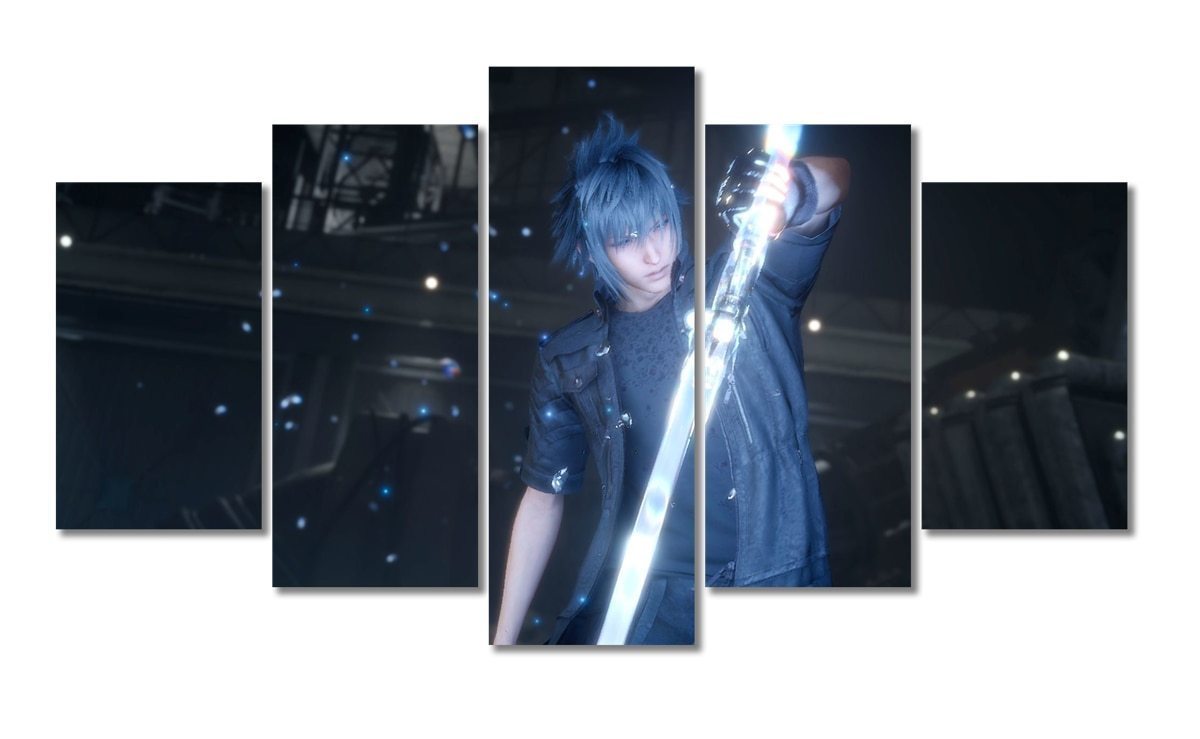 Final Fantasy Noctis Lucis Caelum 3 Gaming Canvas Wall Art