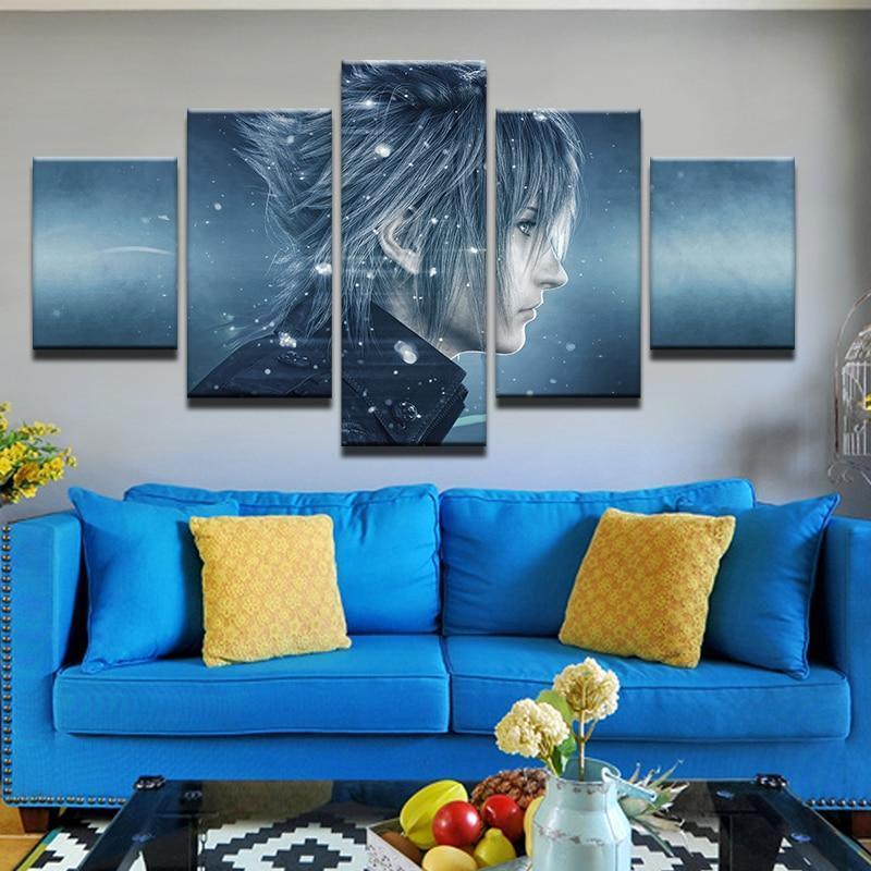 Final Fantasy Noctis Lucis Caelum 4 Gaming Canvas Wall Art
