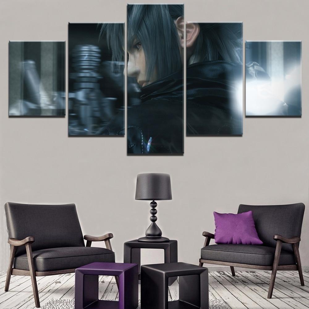 Final Fantasy Noctis Lucis Caelum 6 Gaming Canvas Wall Art