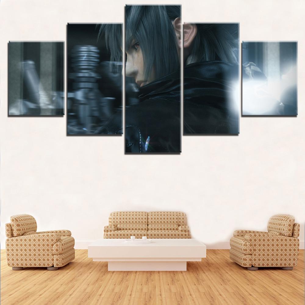 Final Fantasy Noctis Lucis Caelum 6 Gaming Canvas Wall Art