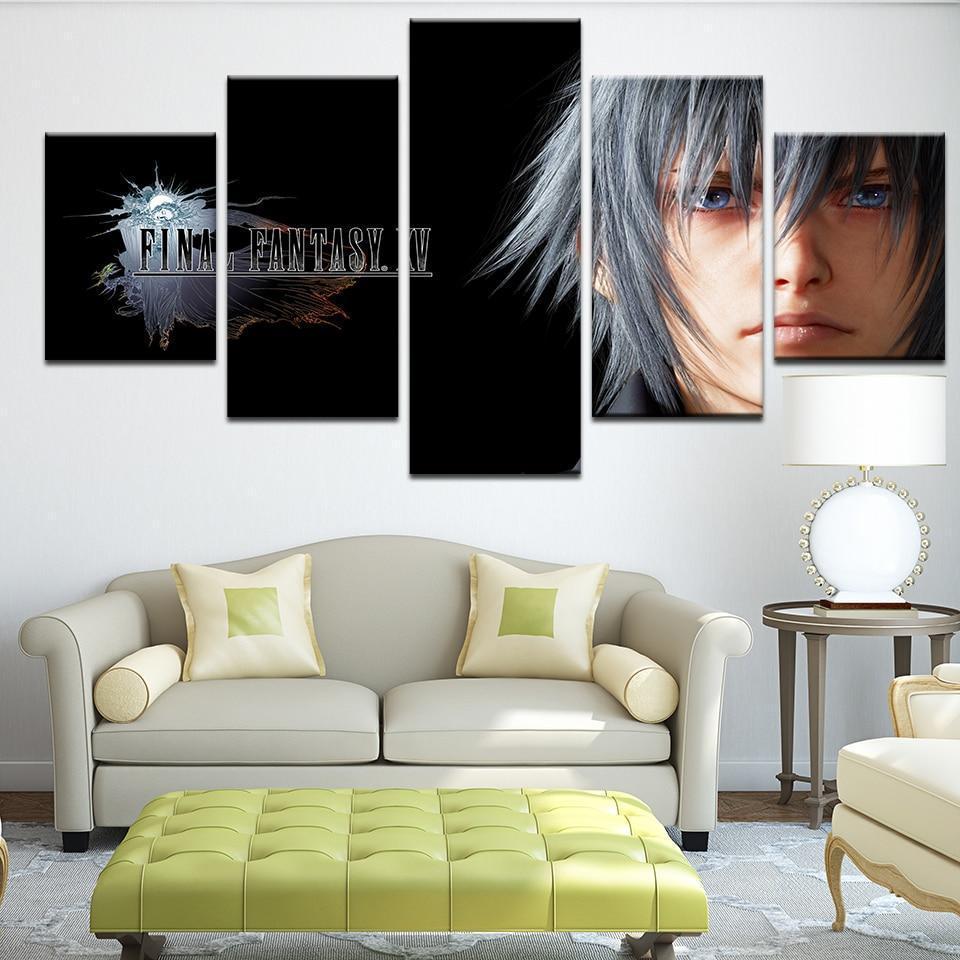 Final Fantasy Noctis Lucis Caelum 7 Gaming Canvas Wall Art
